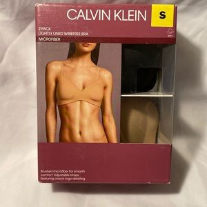 Calvin Klein lightly wire-free bra 2pk